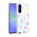 Samsung Galaxy A36 Uyumlu Kılıf Şeffaf Figürlü Zore Folk Sert Kapak